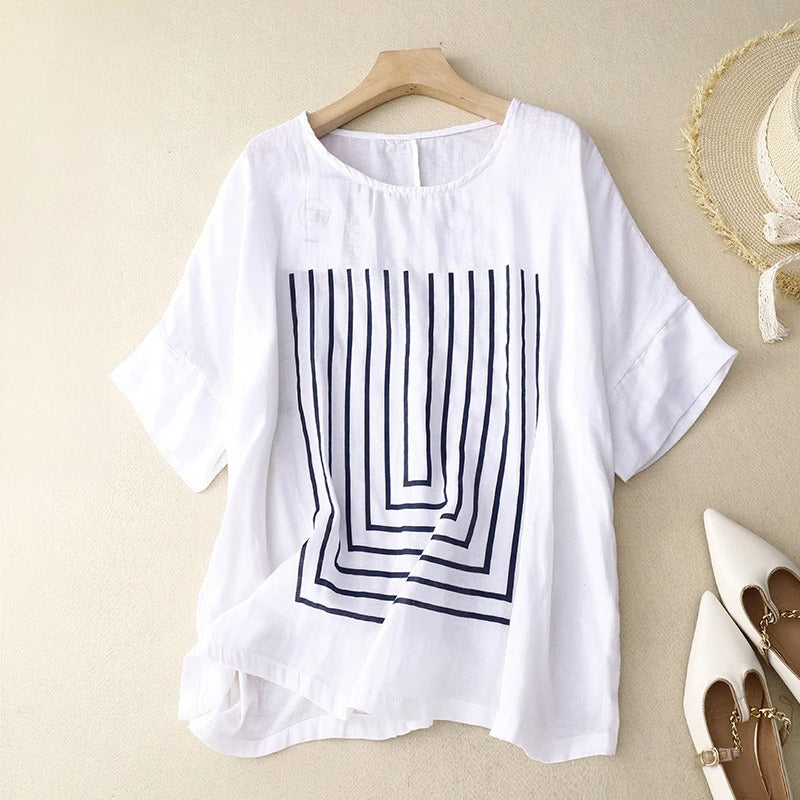 JULIA LINEN T-SHIRT