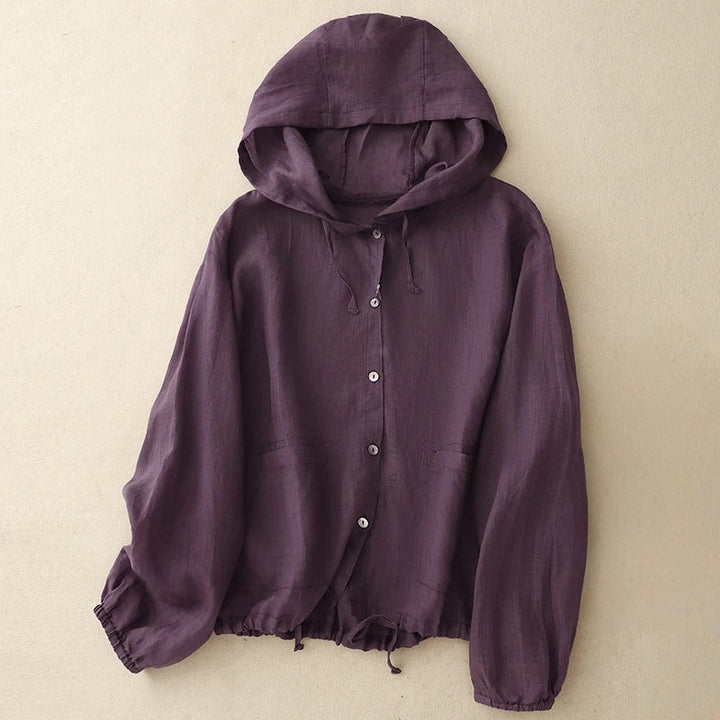 LIA LINEN HOODIE