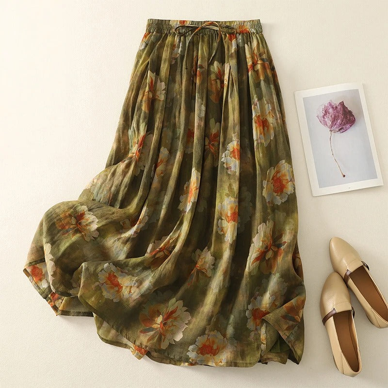 NOVA LINEN SKIRT