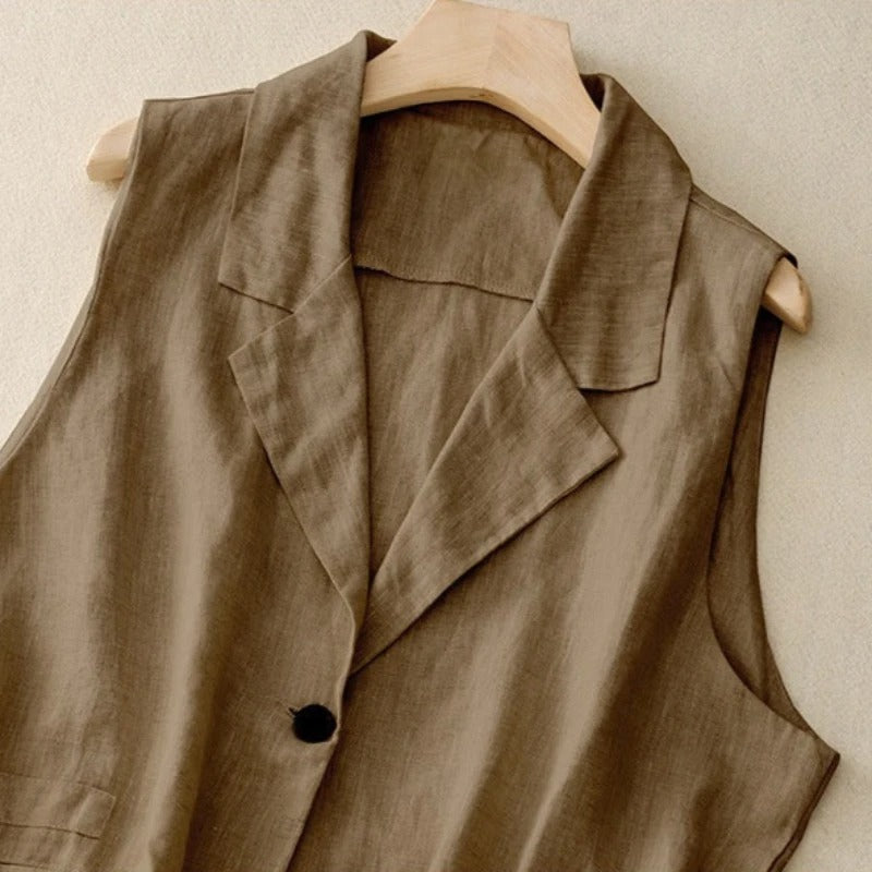 ALICE LINEN VEST