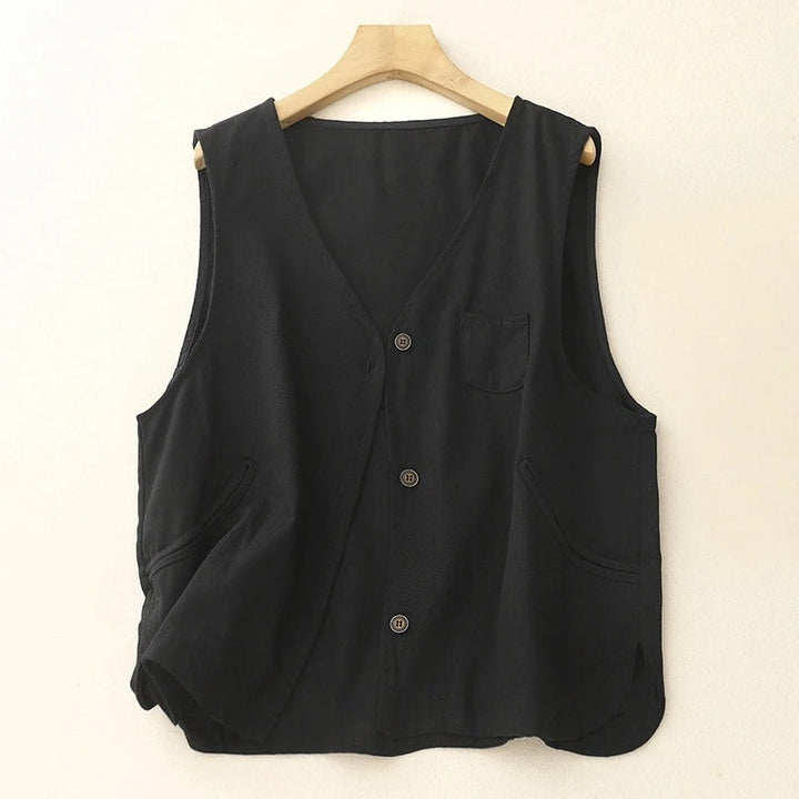 EVELYN LINEN VEST