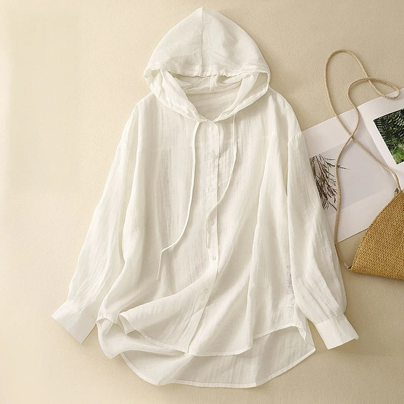 ADELE LINEN HOODIE