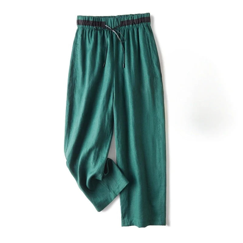 VIOLET LINEN PANTS
