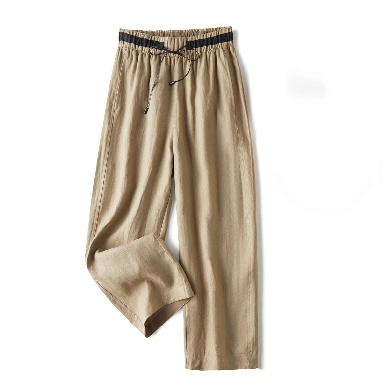 VIOLET LINEN PANTS
