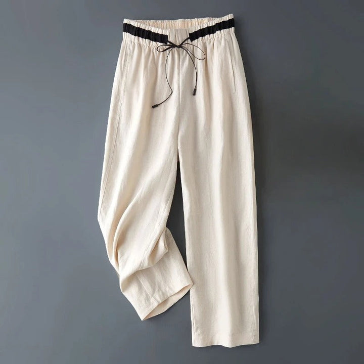 VIOLET LINEN PANTS