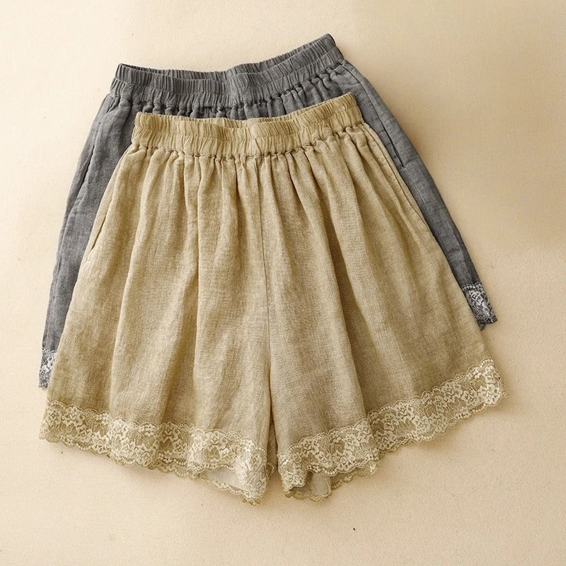FLORA LINEN SHORTS