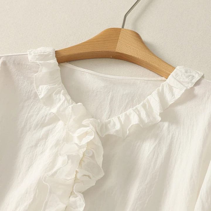 BIANCA LINEN BLOUSE