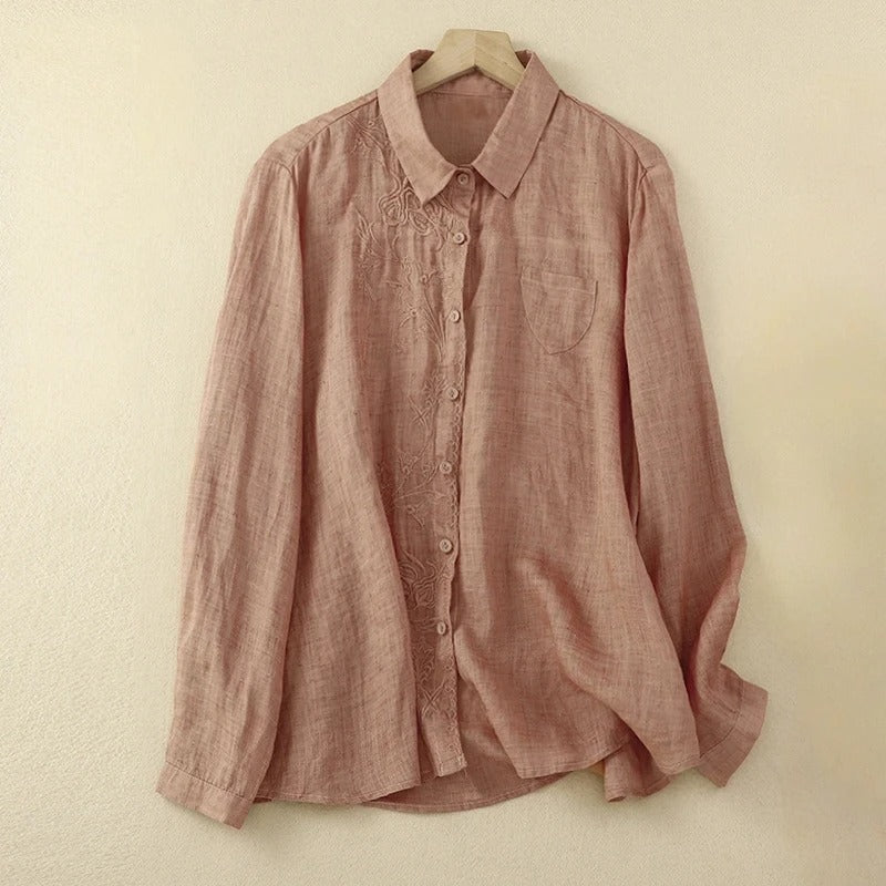 KEIRA LINEN BLOUSE