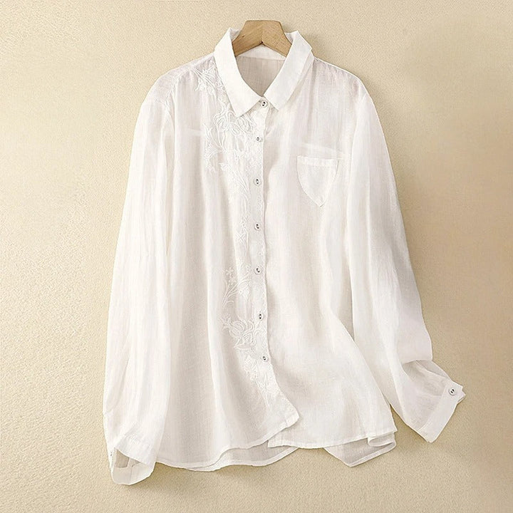 KEIRA LINEN BLOUSE