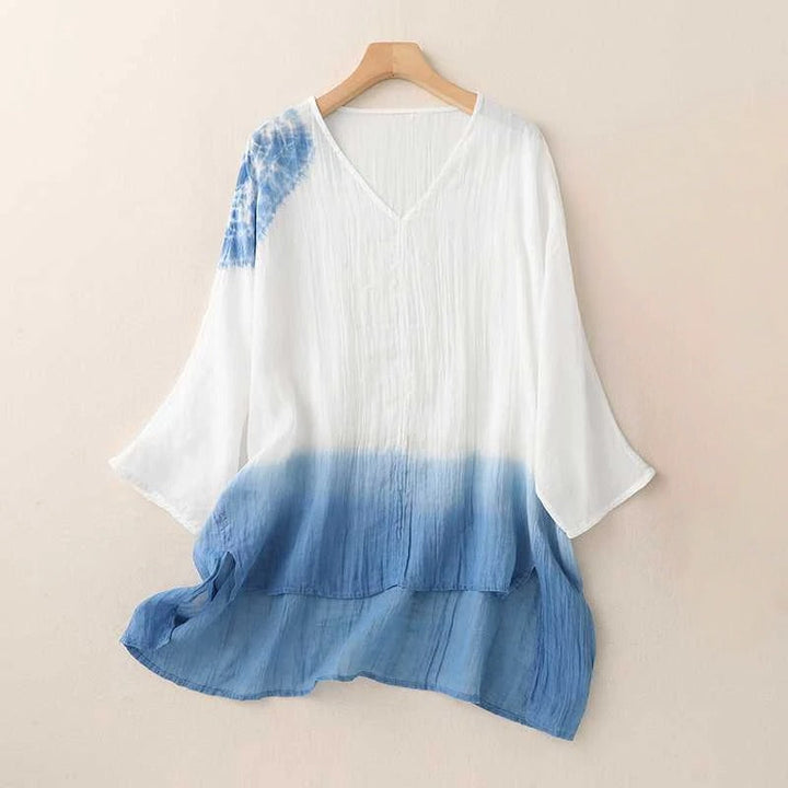 MARINA LINEN BLOUSE