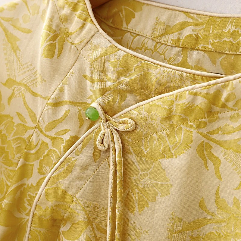 AMANDA LINEN BLOUSE