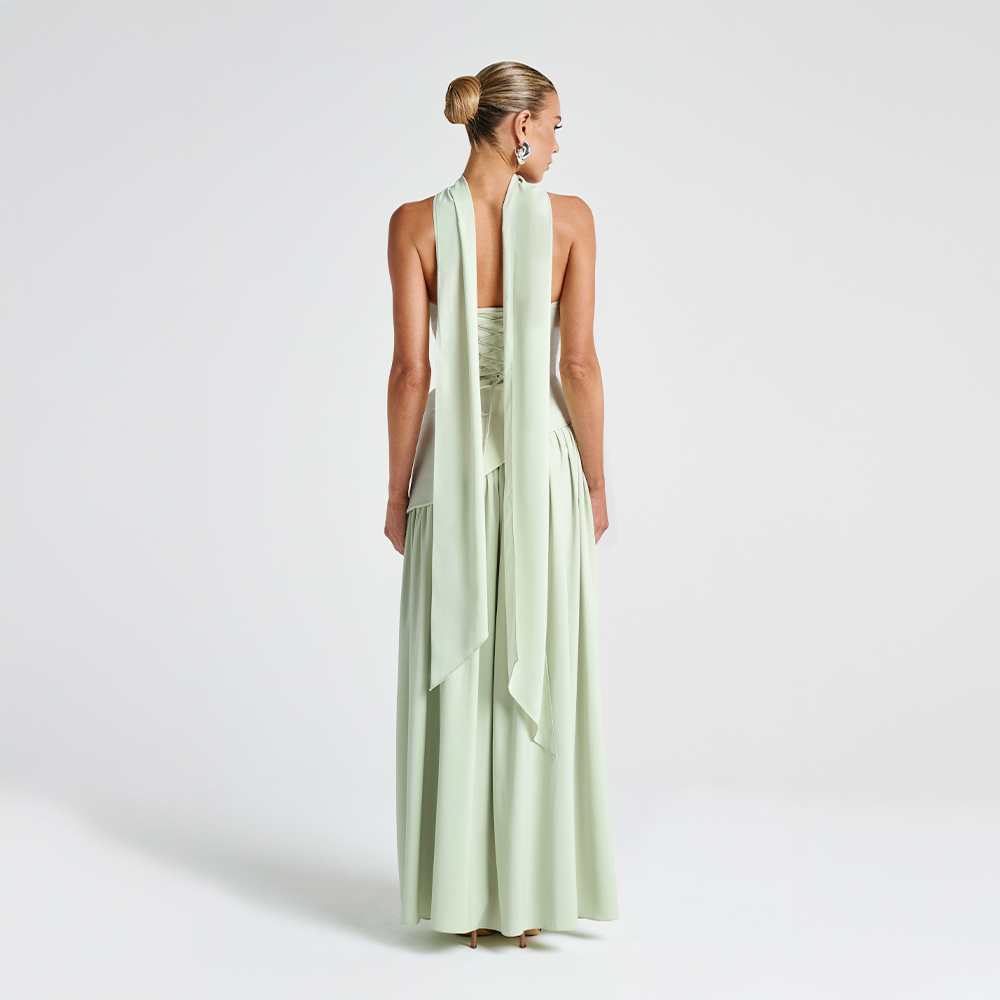Solenne Drape Dress