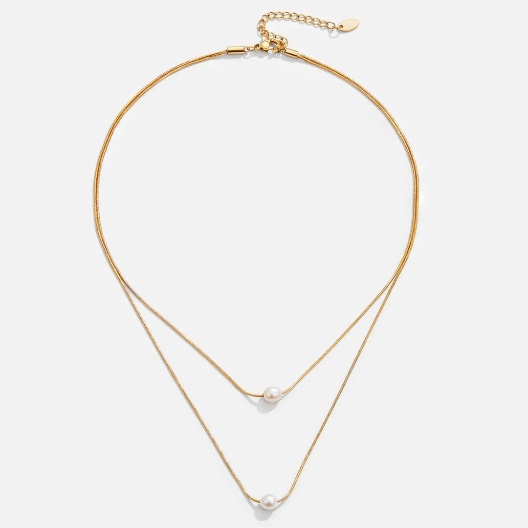 Layered Freshwater Pearl Necklace
