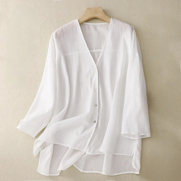 PETRA LINEN BLOUSE
