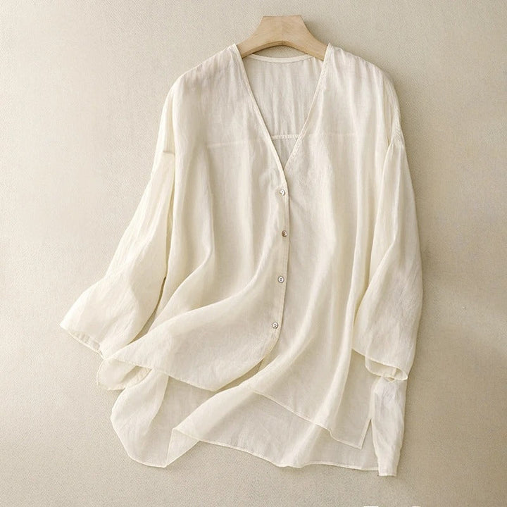 PETRA LINEN BLOUSE