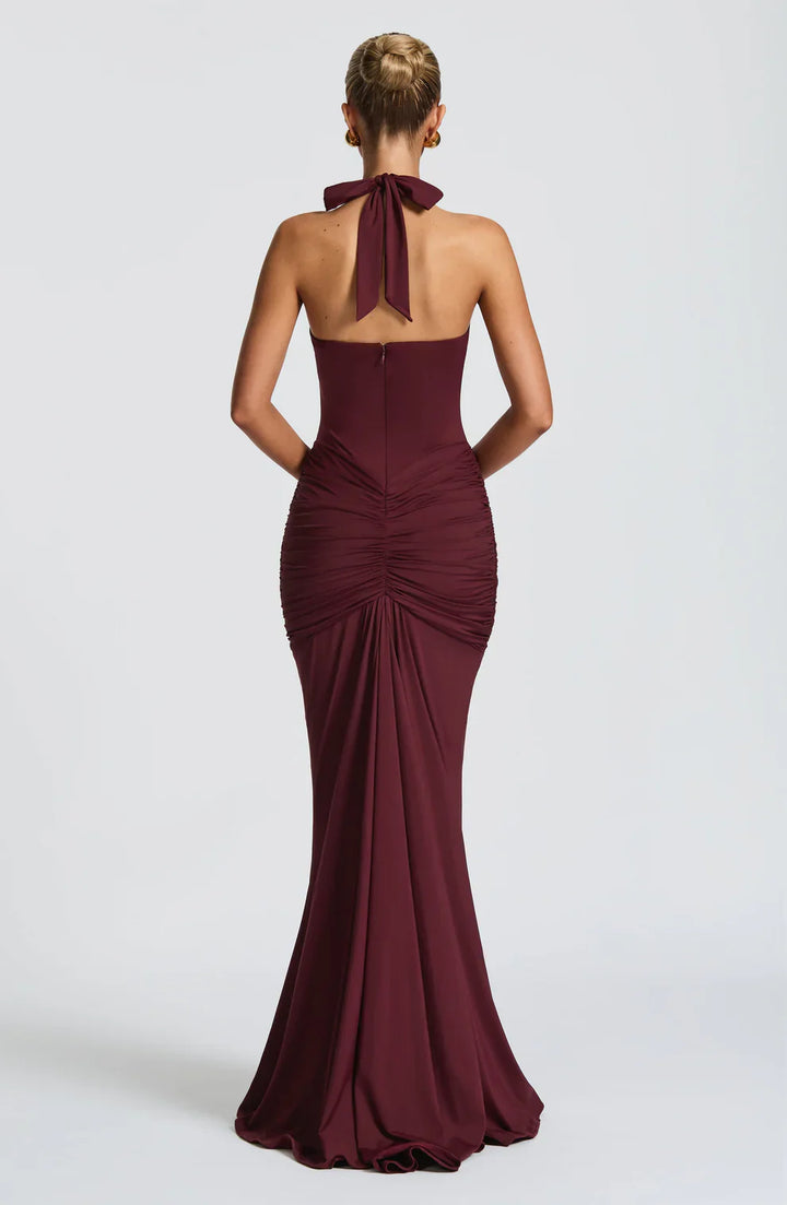 Bernadette - Draped Jersey Maxi Dress