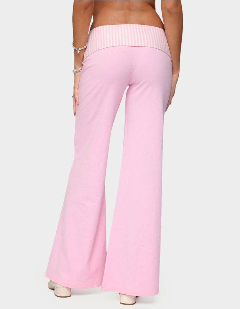 Rosewave Foldover Flare Pants